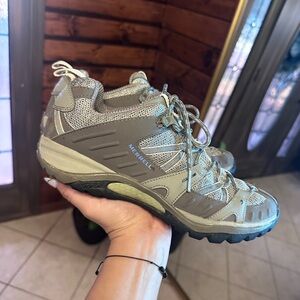 Merrell Tan and Gray Outdoor Shoes